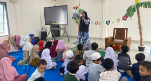 Safari Kisah Islami Ceria LAZNAS Al Irsyad Purwokerto Hadirkan Tema Ramadhan Peduli Sesama di KB-TK Islam Al Izzah