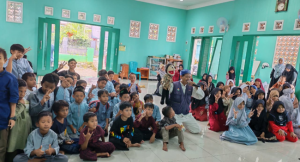 Seru, Kak Jumbo Hadir dalam Baksos Ramadhan PAR Mafaza dan LAZNAS Al Irsyad di TPQ Al Hamd Banteran
