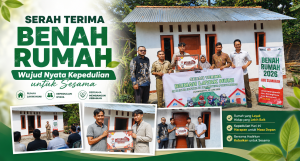 Serah Terima Benah Rumah, Wujud Nyata Kepedulian untuk Sesama
