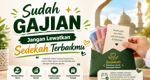 Sudah Gajian, Jangan Lewatkan Sedekah Terbaikmu