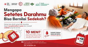 Mengapa Setetes Darahmu Bisa Bernilai Sedekah? 