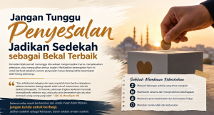 Jangan Tunggu Penyesalan, Jadikan Sedekah sebagai Bekal Terbaik