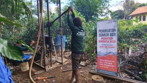 Monitoring Sumur Bor Ponpes Biroyatul Huda, Pengeboran Capai 30 Meter di Titik Baru Setelah Titik Lama Gagal